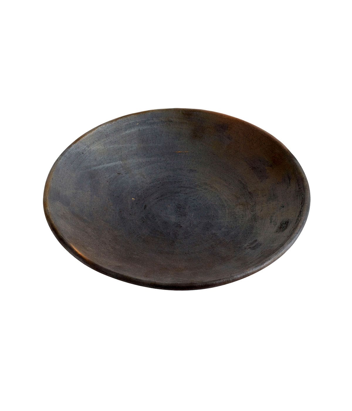 MUUBS Διακοσμητική Πιατέλα Hazel Πυρίμαχη Κεραμική Πιατέλα Καφέ Ρουστίκ Ø32xH5 cmxH5 cm MUUBS