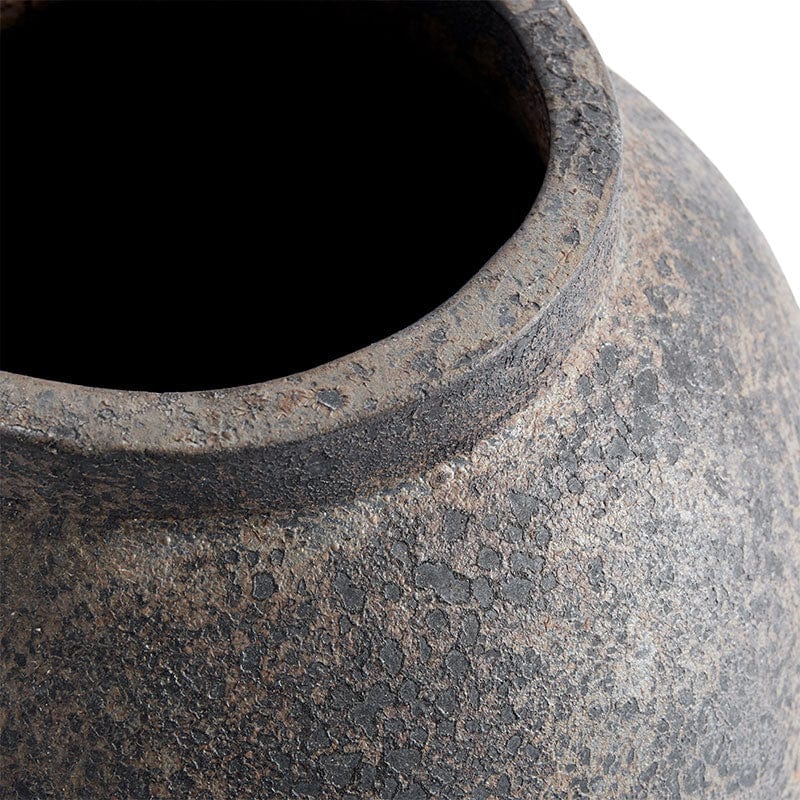 MUUBS Βάζο Βάζο Memory 28 Κεραμικό Τερακότα Καφέ/Γκρί H28 Ø23cm MUUBS