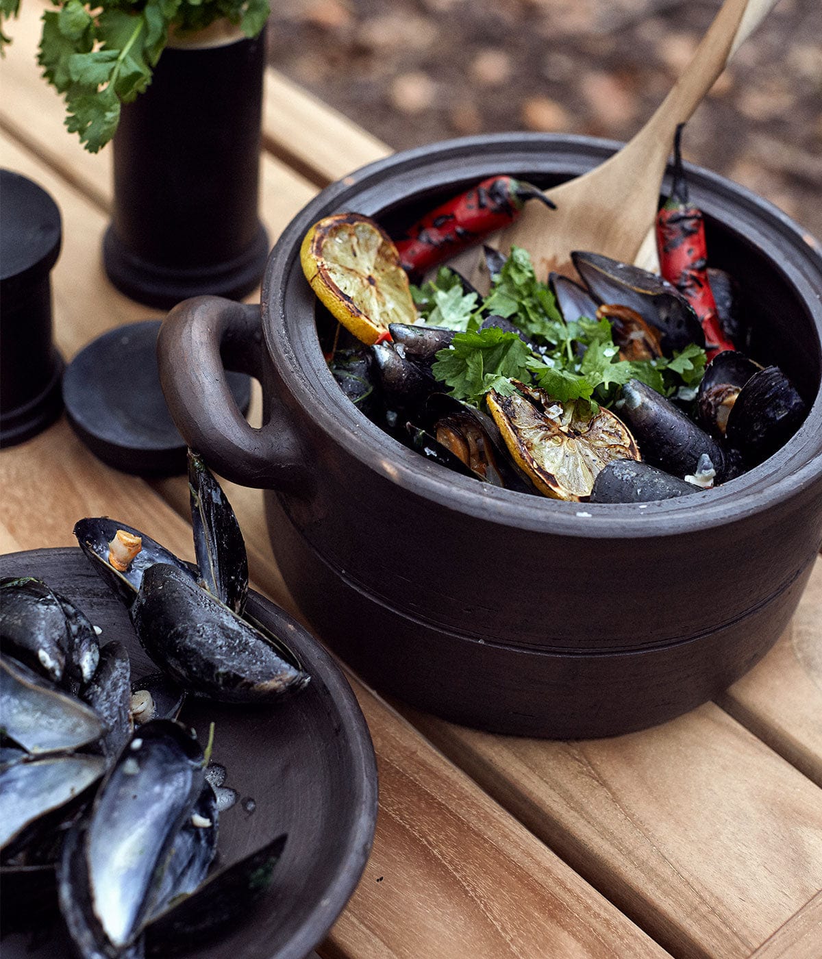 MUUBS Σκεύος Κουζίνας Hazel Πυρίμαχο Σκεύος Καφέ Ρουστίκ Η16 cm, Ø 26 cm MUUBS