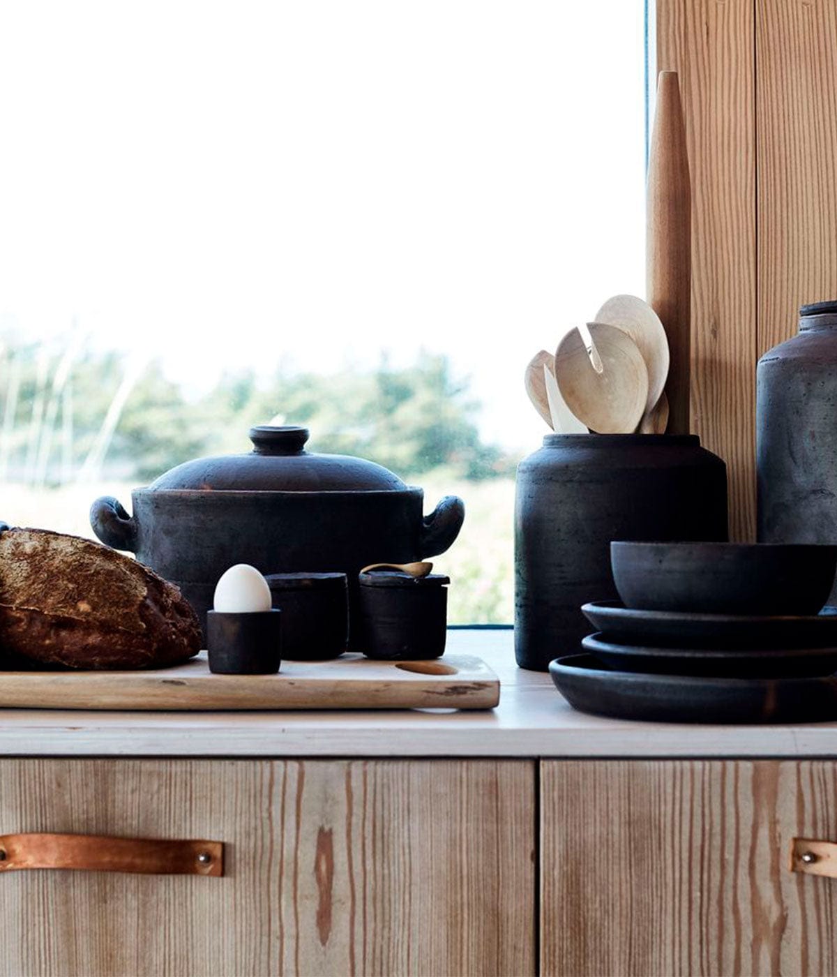 MUUBS Σκεύος Κουζίνας Hazel Πυρίμαχο Σκεύος Καφέ Ρουστίκ Η16 cm, Ø 26 cm MUUBS