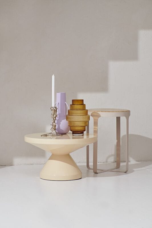 POLSPOTTEN Βάζο Βάζο Γυάλινο Steps S Ώχρα Ø20 x H30 cm POLSPOTTEN