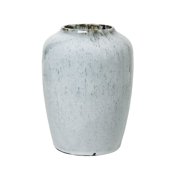 Cph Curve' Vase Clay Dusty Blue H24.5 Ø19 cm Broste Copenhagen