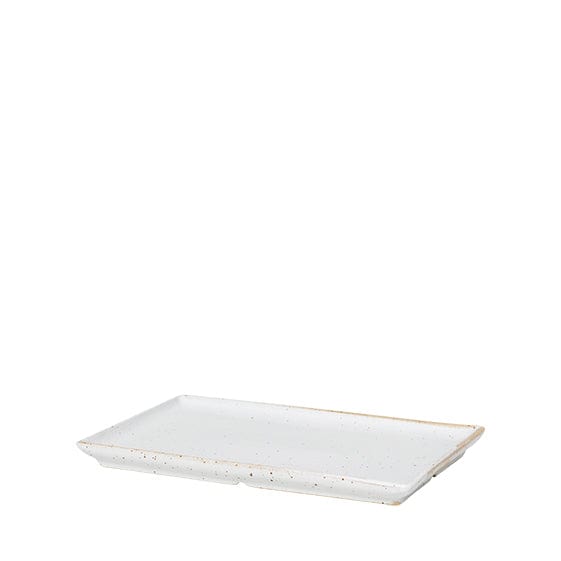 Broste Copenhagen Πιάτο Κεραμικό Πιάτο Εli Υπόλευκο, 1,5x20x12cm Broste Copenhagen