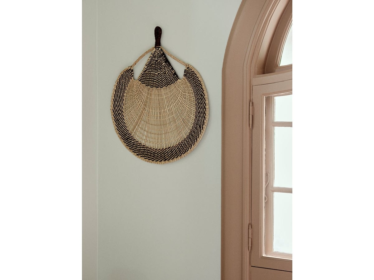 Broste Copenhagen Διακοσμητική βεντάλια Διακοσμητική Βεντάλια Ibi Απο Φύκι Μπλε/Πορτοκαλί W2 x L58 x H68 cm Broste Copenhagen