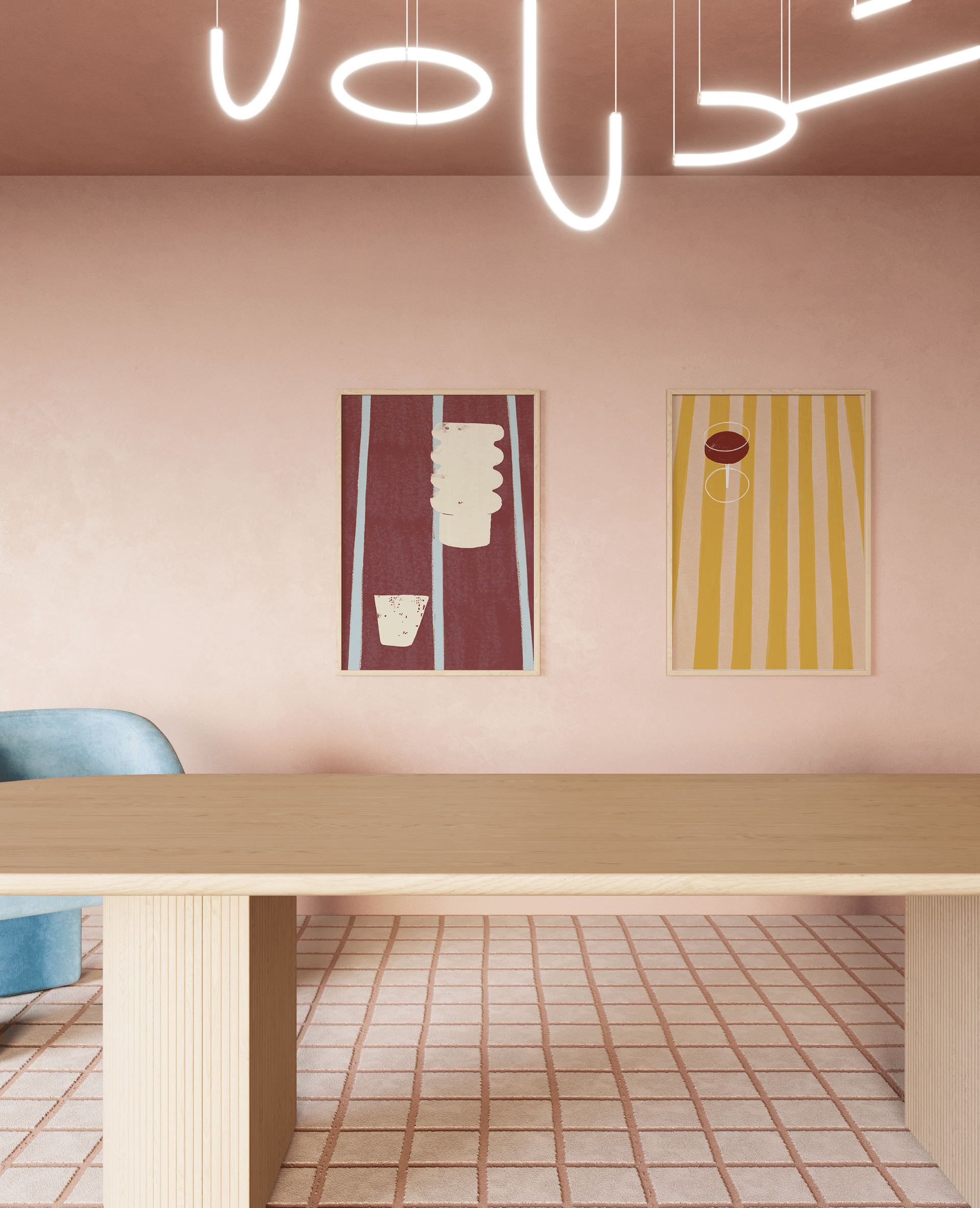 PAPER COLLECTIVE Poster Πόστερ, SDO 03, 30x40, Καφέ, Sustainable Paper, PAPER COLLECTIVE