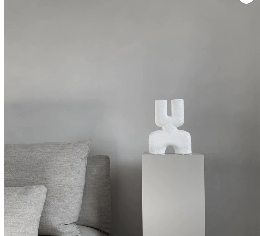 101 COPENHAGEN Βάζο Βάζο, Cobra Double Mini, Κεραμικό, Λευκό, 28x65x22 cm, 101 COPENHAGEN