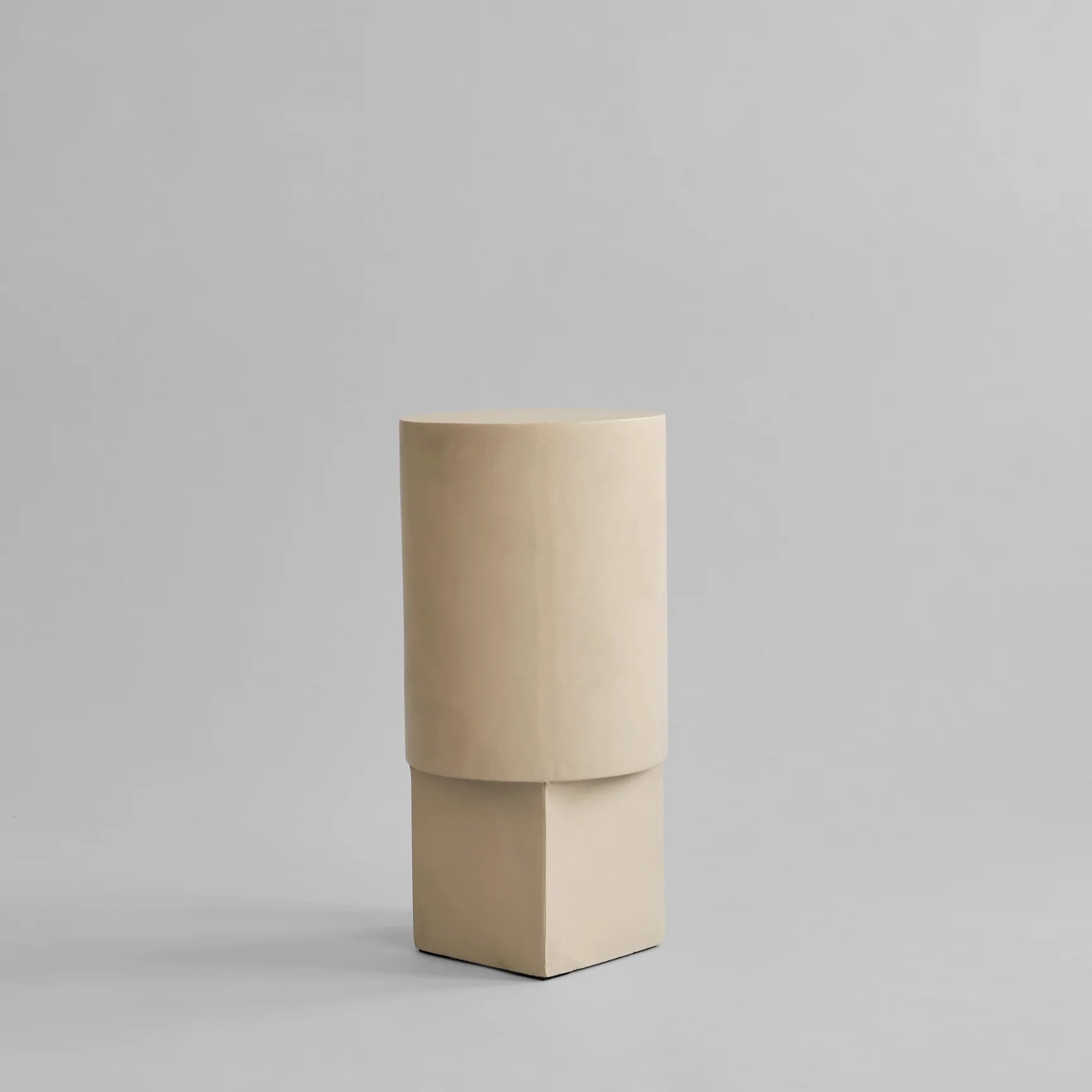 101 COPENHAGEN Coffee Table Τραπέζι Column Table Ινώδες Σκυρόδεμα Μπεζ L25xW25xH51 cm 101 COPENHAGEN