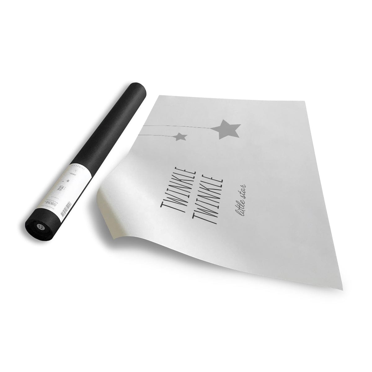 INCADO Poster Πόστερ Twinkle Twinkle Ασπρό 40x50 cm INCADO