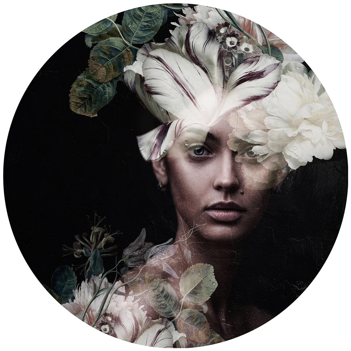 INCADO Κάδρο Στρογγυλό Κάδρο Secret Garden Forest Fairy II Μέταλλο Ø40 INCADO