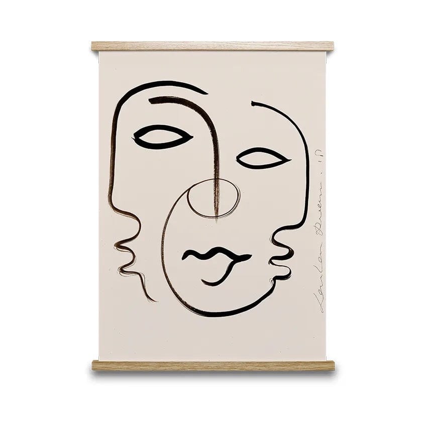 PAPER COLLECTIVE Poster Πόστερ,  We Are One, 30x40, Μπεζ/Μαύρο, Sustainable Paper, PAPER COLLECTIVE