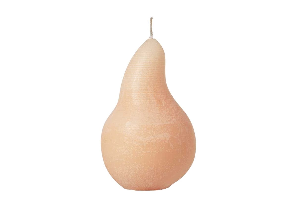Broste Copenhagen Κεριά Fruit Διακοσμητικό Κερί-Αχλάδι Ροδακινί, Ø8,8XH14CM Broste Copenhagen