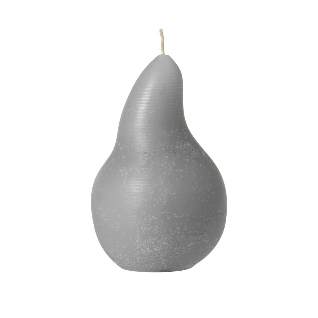 Broste Copenhagen Κεριά Fruit Διακοσμητικό Κερί-Αχλάδι Γκρι, Ø8,8XH14CM Broste Copenhagen