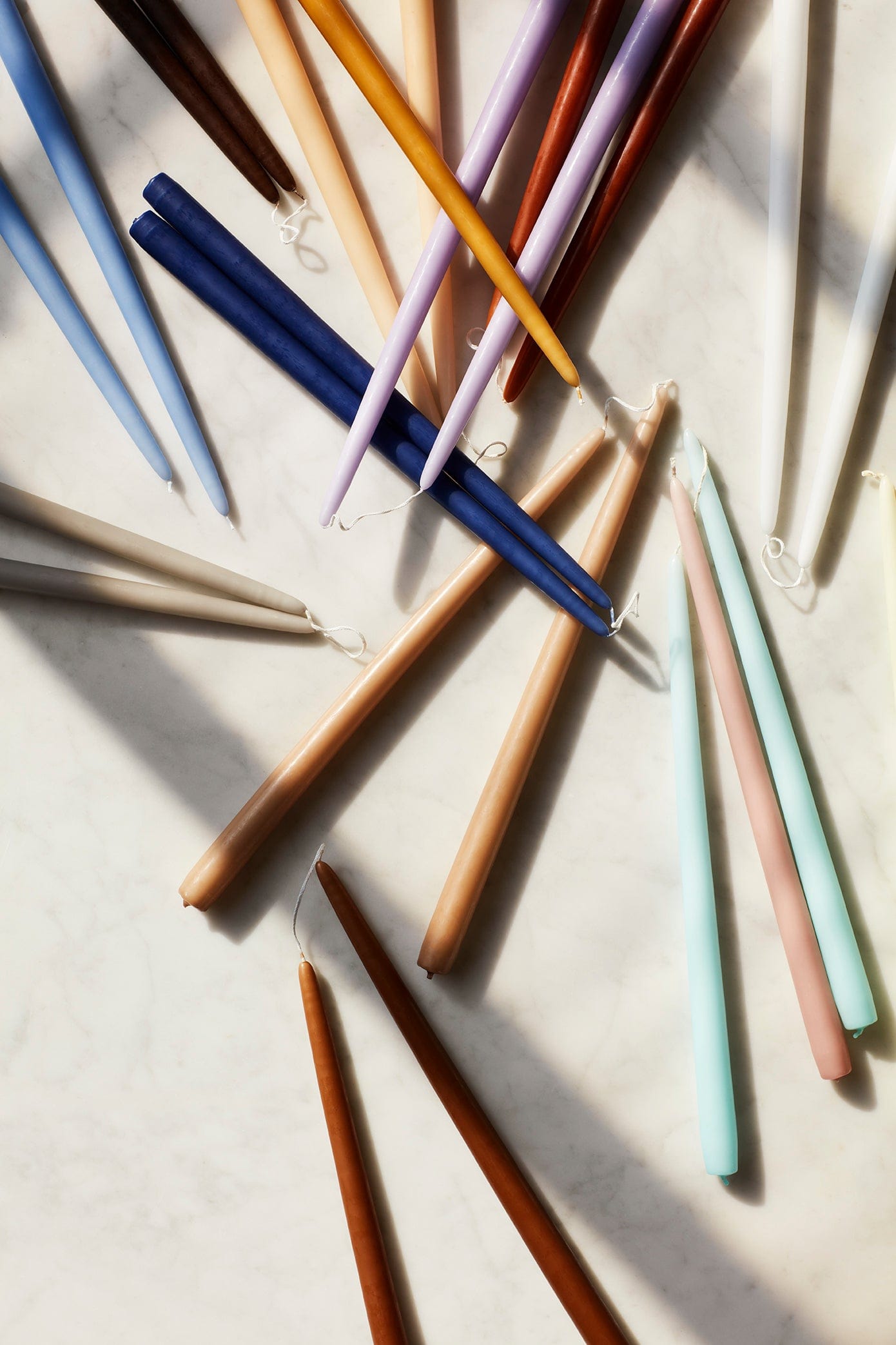 Broste Copenhagen Κεριά Διακοσμητικά Κεριά Τarered, Σετ 4τμχ,  Κίτρινο, Ø2,2X38x10,5, Broste Copenhagen