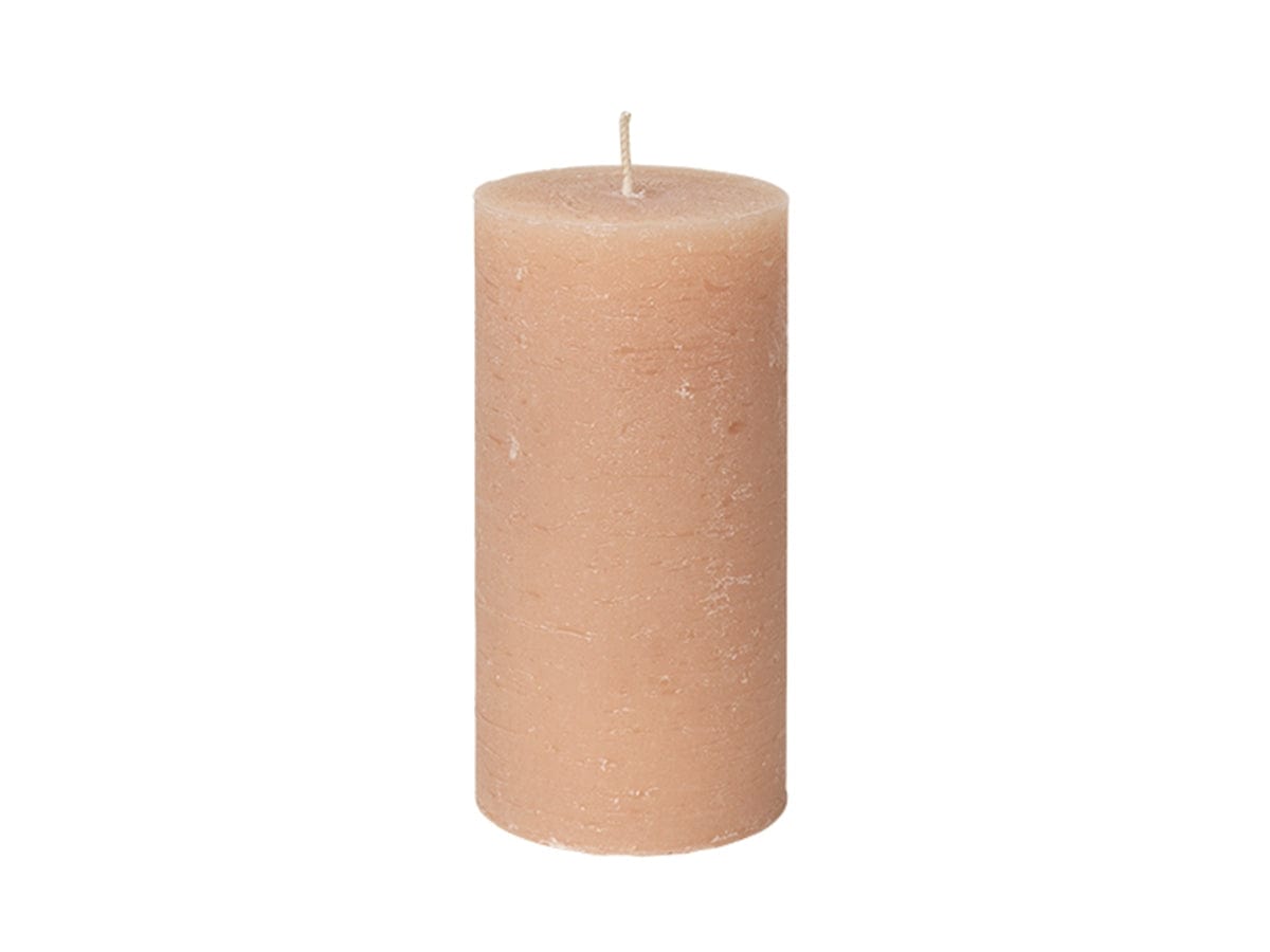 Broste Copenhagen Κεριά Χονδρό Κερί Pillar Μπεζ, Ø7XH13,5 Broste Copenhagen
