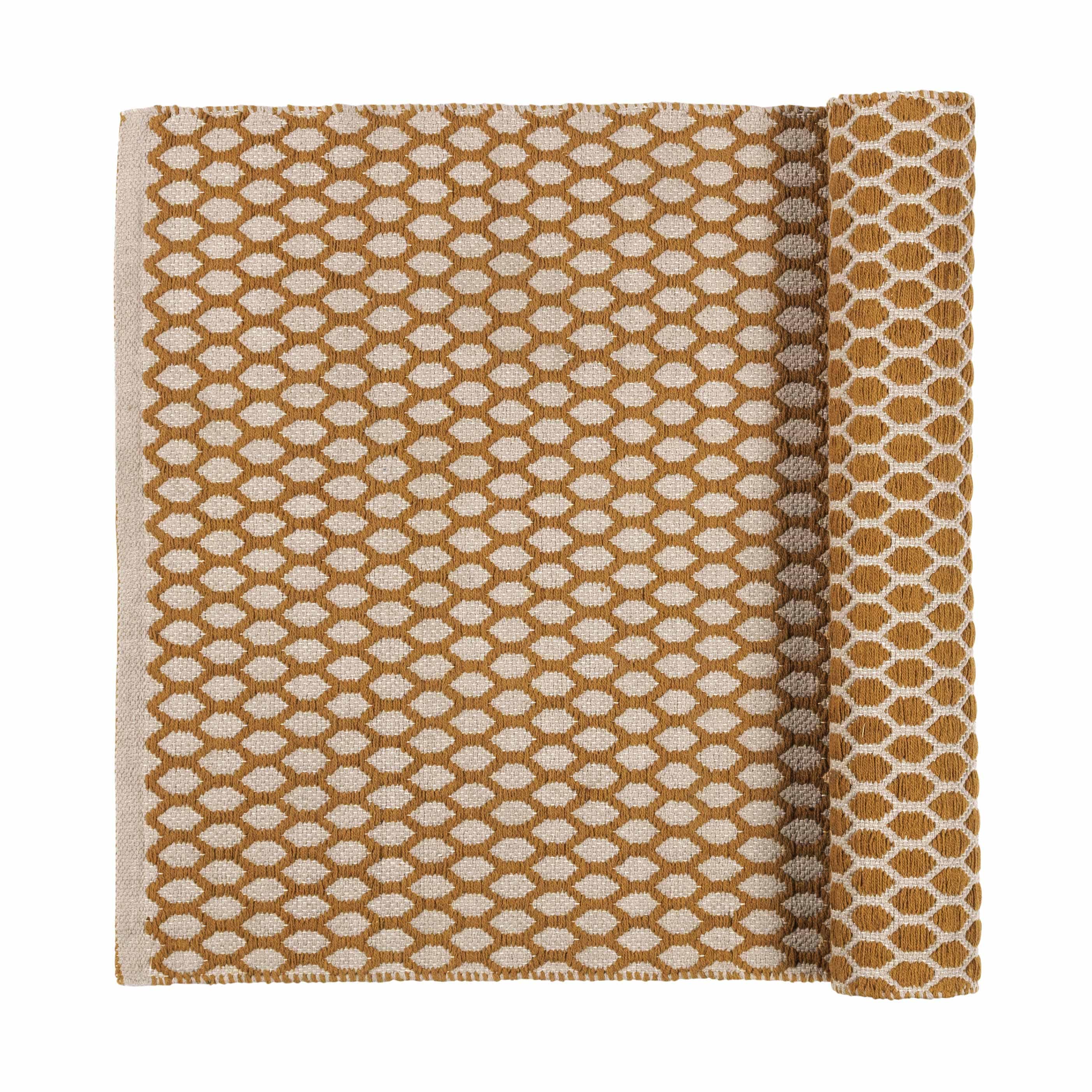 Broste Copenhagen Χαλί Boris Χαλί Βαμβακερό Κίτρινο, 70x140cm Broste Copenhagen