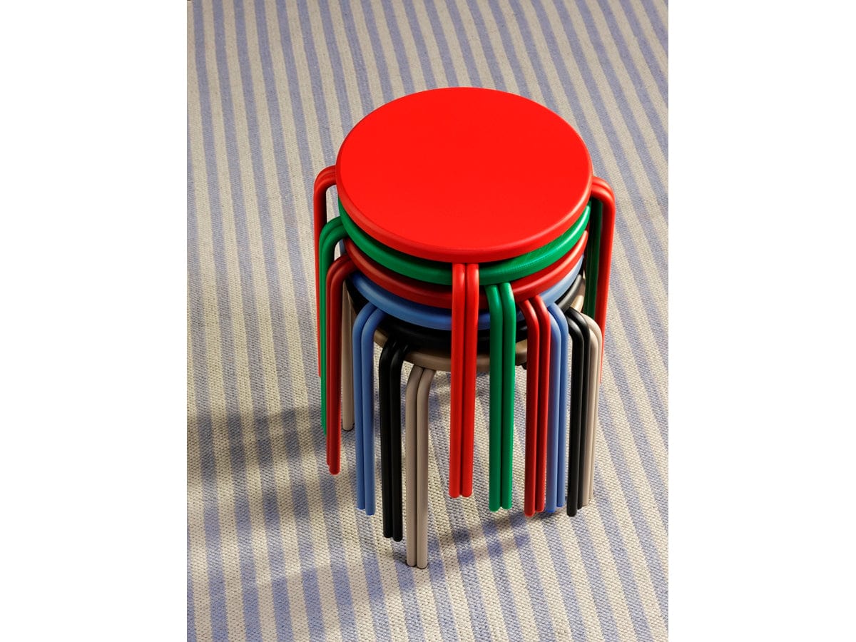Broste Copenhagen Χαλί Χαλί LAMEL Βαμβακερό Μπλε/Ανοιχτό Γκρι W70xL140 cm Broste Copenhagen