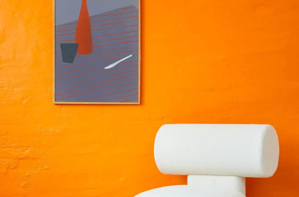 PAPER COLLECTIVE Poster Πόστερ, SDO 02, Μπλε/Πορτοκαλί, 50x70, Sustainable Paper, PAPER COLLECTIVE