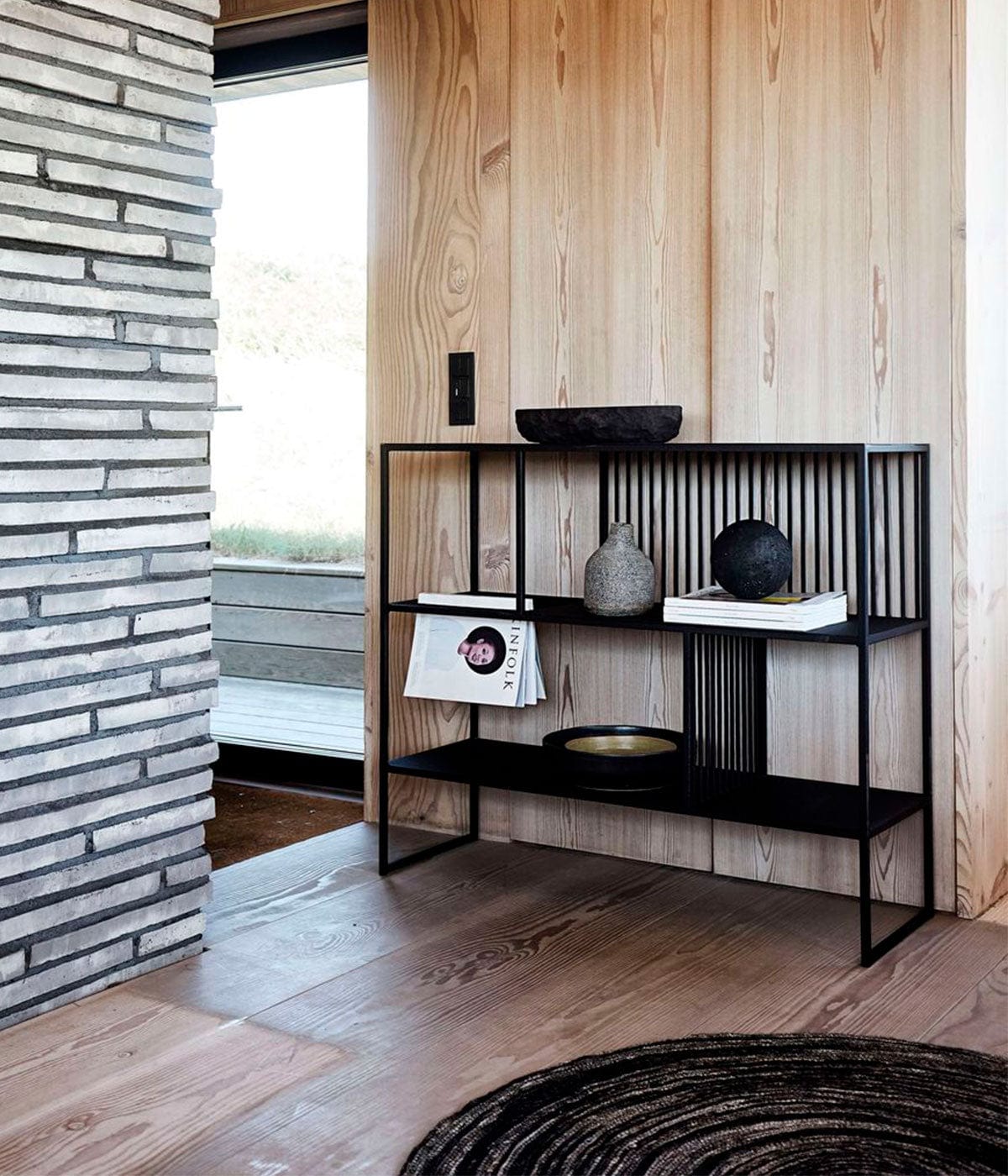 MUUBS Βάζο Stain Small' Βάζο Γκρι Καφέ Κεραμικό Τερακότα H16 Ø135cm MUUBS