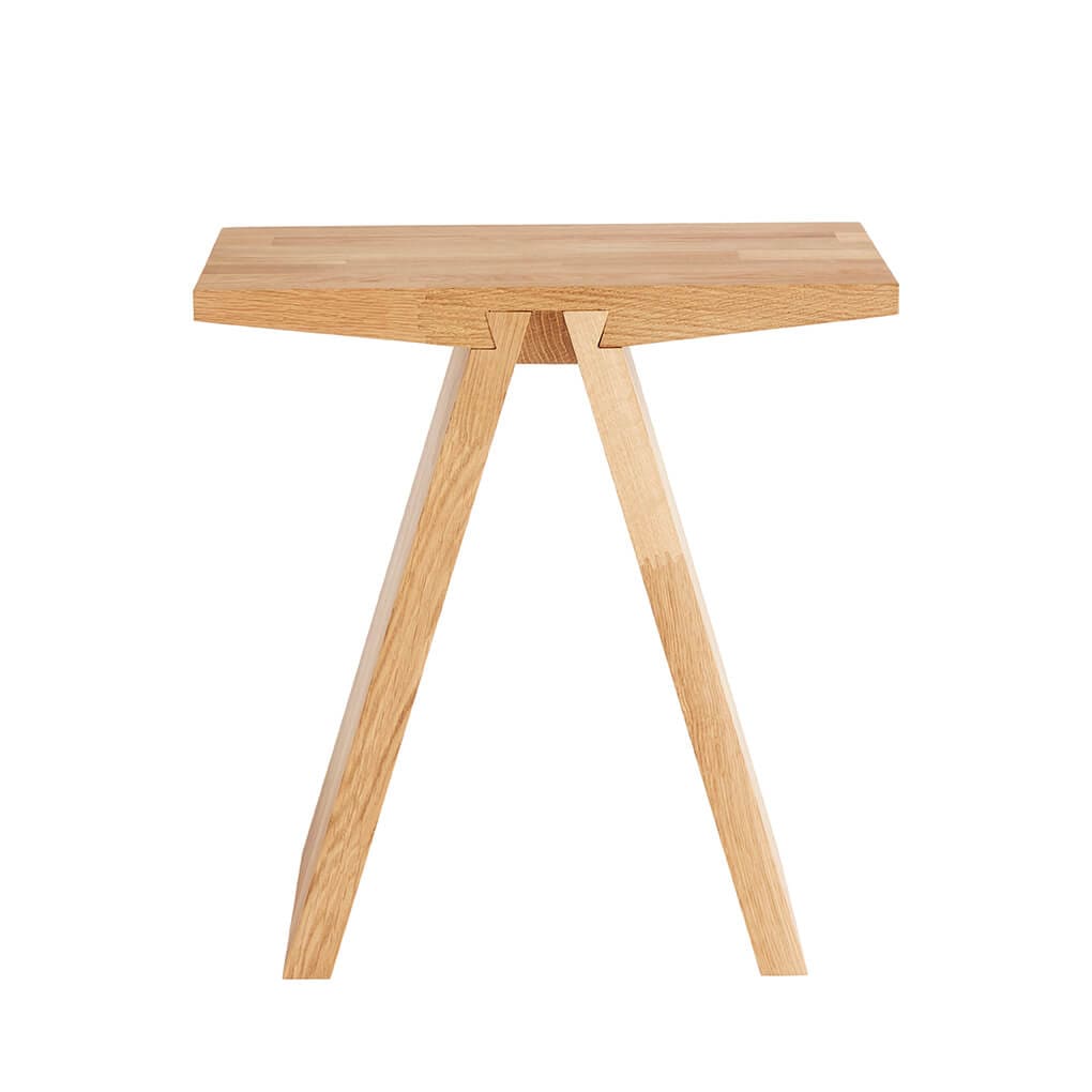 MUUBS Σκαμπό Angle Σκαμπό Ξύλινο Φυσικό W: 45 H: 45 D: 29 cm MUUBS