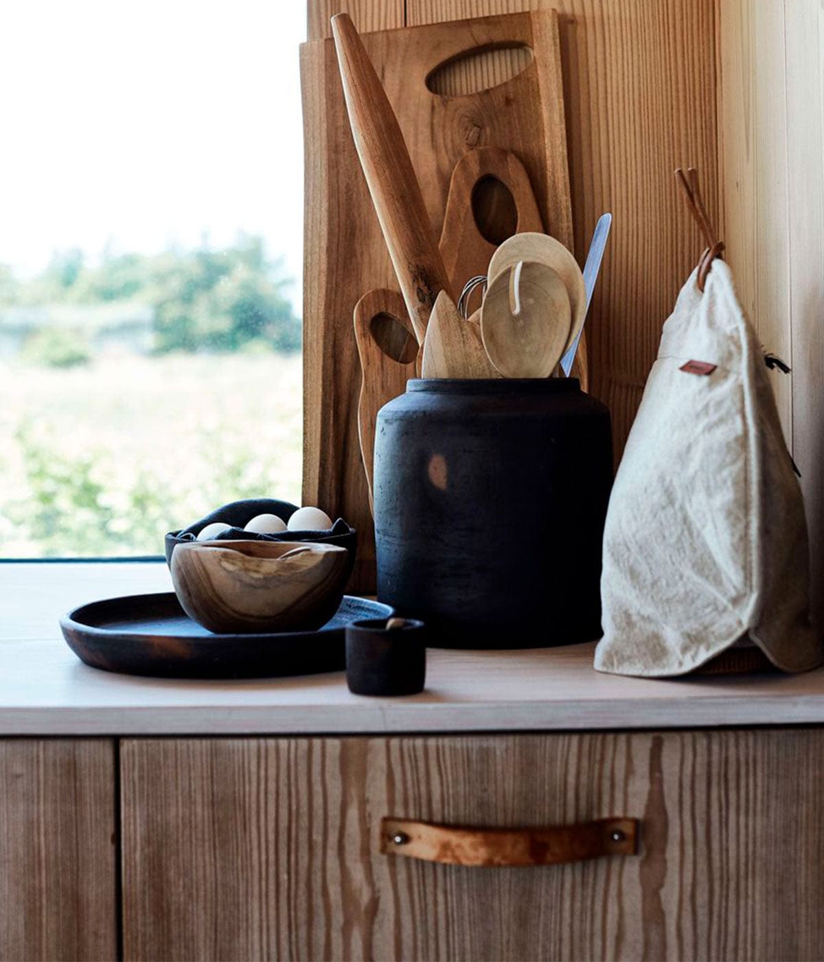 MUUBS Διακοσμητικo Μπολ Μπολ Rustic 13 Φυσικό Ξύλο Teak Ø13H7 cm MUUBS