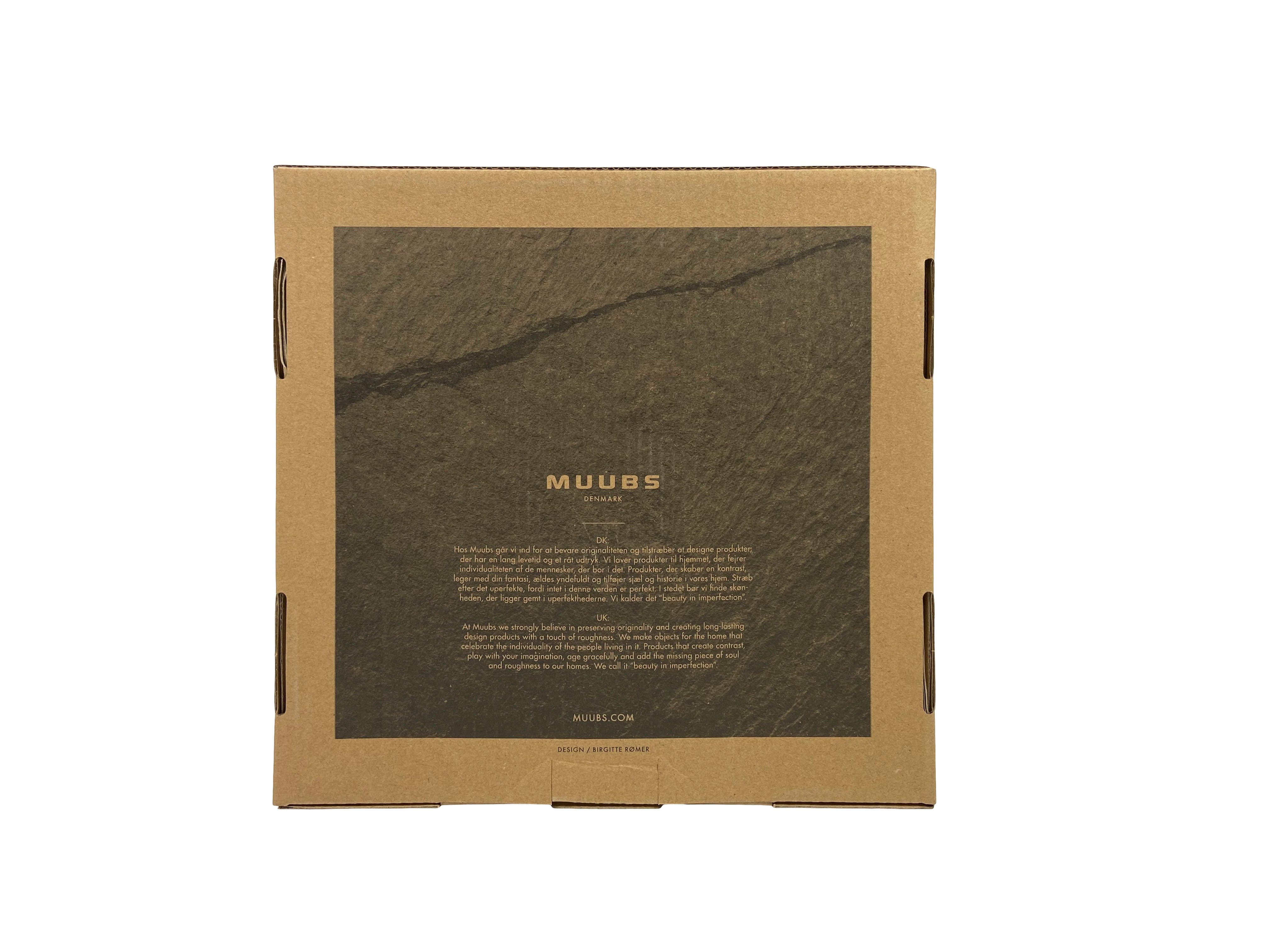 MUUBS Μπολ Kuri Κεραμικό Μπολ-Σαλατιέρα Σκούρο Γκρι-Μαύρο, Ø25xH12 cm MUUBS