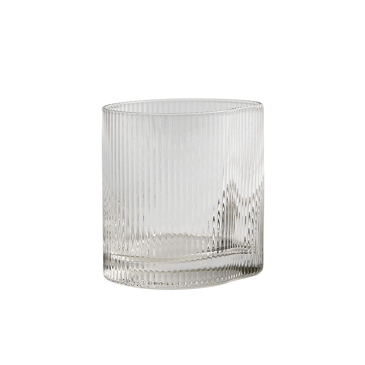 MUUBS Ποτήρι Ποτήρι Ουίσκι Ανάγλυφο Διάφανο Γυαλί 10x95x75cm MUUBS