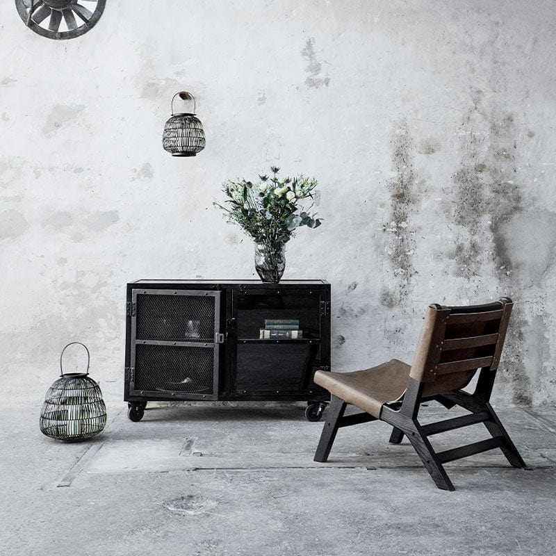 MUUBS Φανάρι Φανάρι Ratio M Μεταλλικό Μπρούτζινο Kαφέ Ø33xH33 cm MUUBS