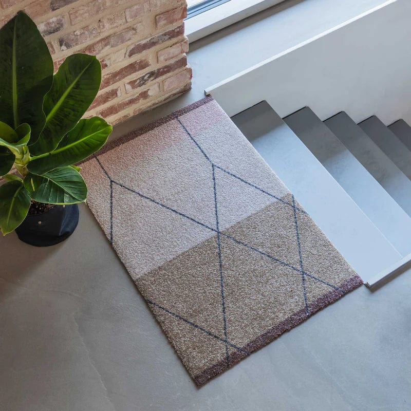 METTE DITMER Χαλί Χαλί LINEA Συνθετικό Γκρεζ/Κρεμ/Ροζ 55x80 cm METTE DITMER
