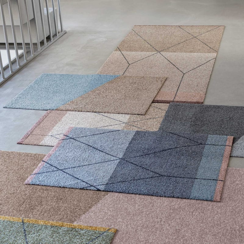 METTE DITMER Χαλί Χαλί LINEA Συνθετικό Γκρεζ/Κρεμ/Ροζ 70x150 cm METTE DITMER
