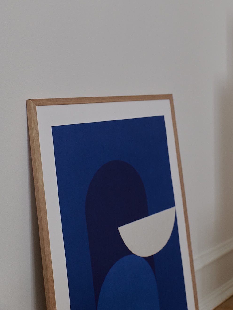THE POSTER CLUB Poster Πόστερ, Alexandra Papadimouli, Abstract Blue (30x40cm), Μπλε, Sustainable Paper,THE POSTER CLUB