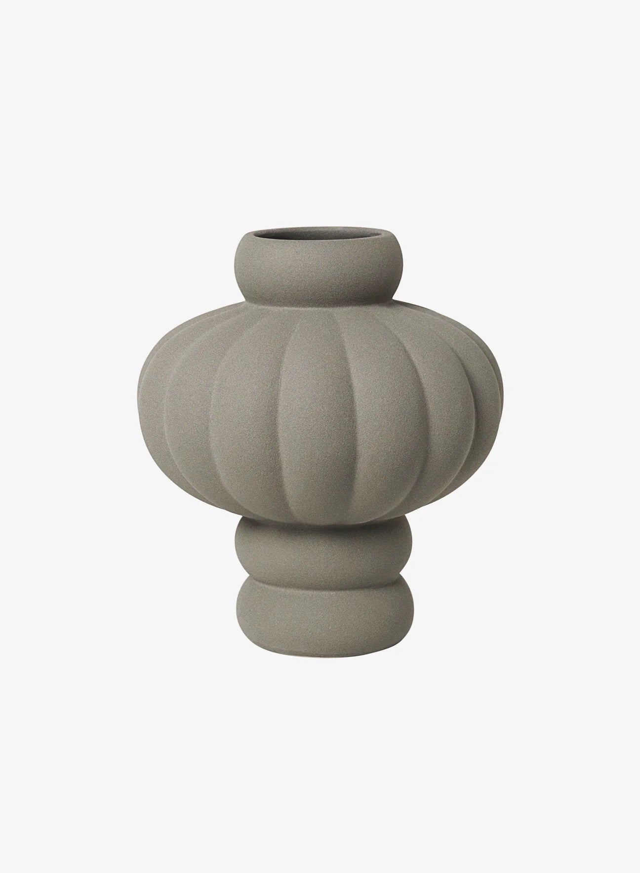 LOUISE ROE Βάζο Βάζο Ceramic Balloon 08 Κεραμικό Γκρί  Ø10/24 H25 cm LOUISE ROE