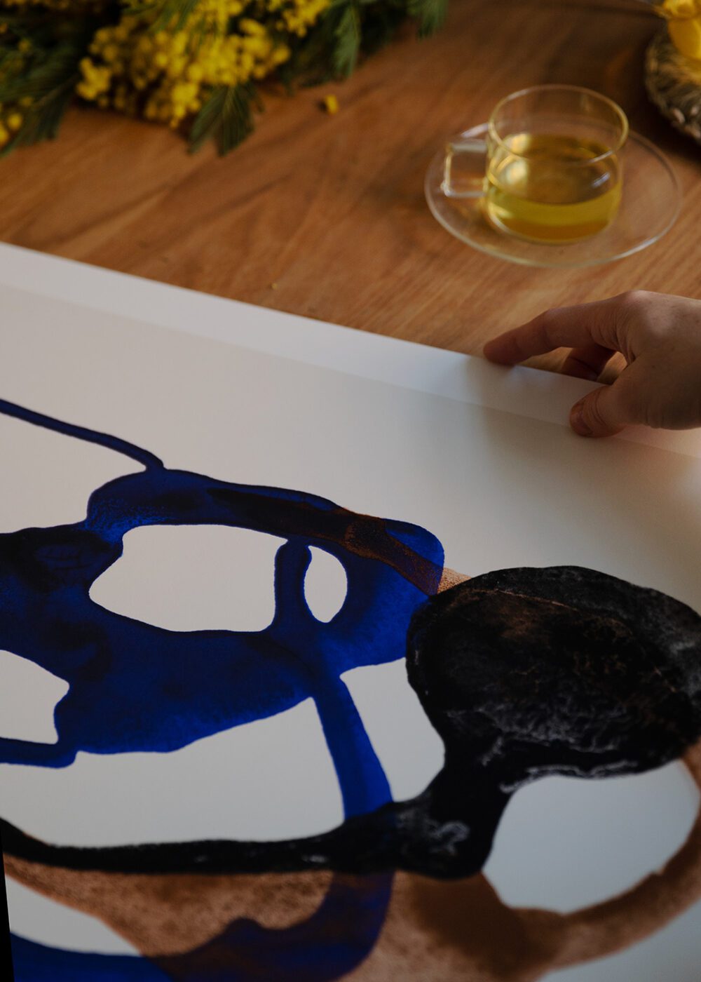 THE POSTER CLUB Poster Πόστερ Float (50x70) cm by Berit Mogensen Lopez Μπλε/Καφέ Sustainable Paper THE POSTER CLUB