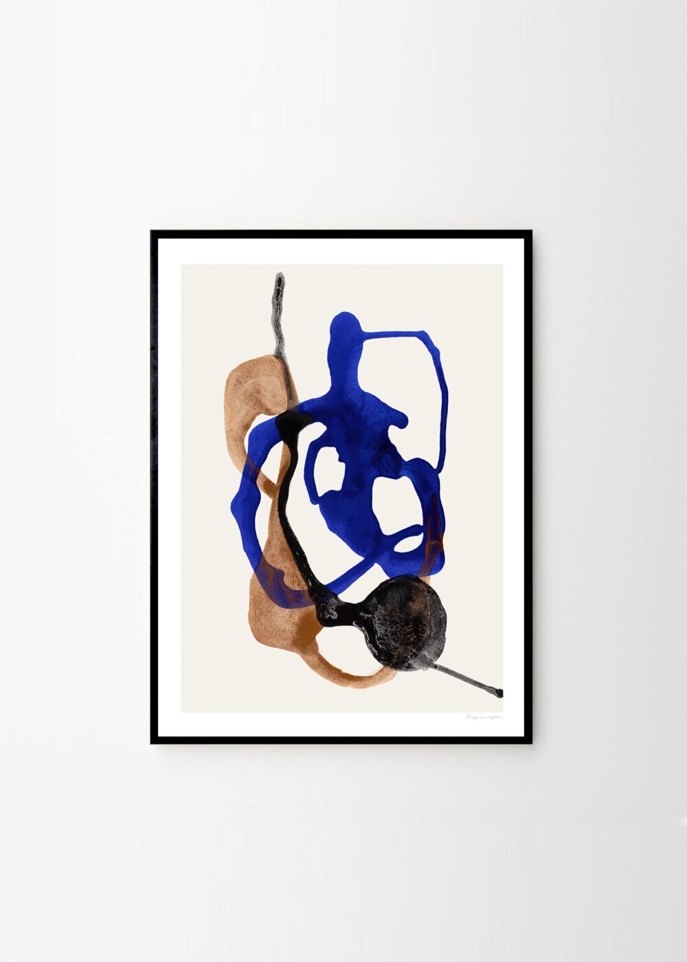 THE POSTER CLUB Poster Πόστερ Float (50x70) cm by Berit Mogensen Lopez Μπλε/Καφέ Sustainable Paper THE POSTER CLUB