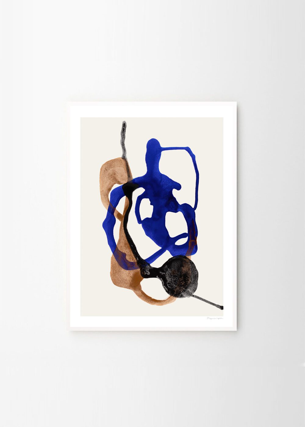 THE POSTER CLUB Poster Πόστερ Float (50x70) cm by Berit Mogensen Lopez Μπλε/Καφέ Sustainable Paper THE POSTER CLUB