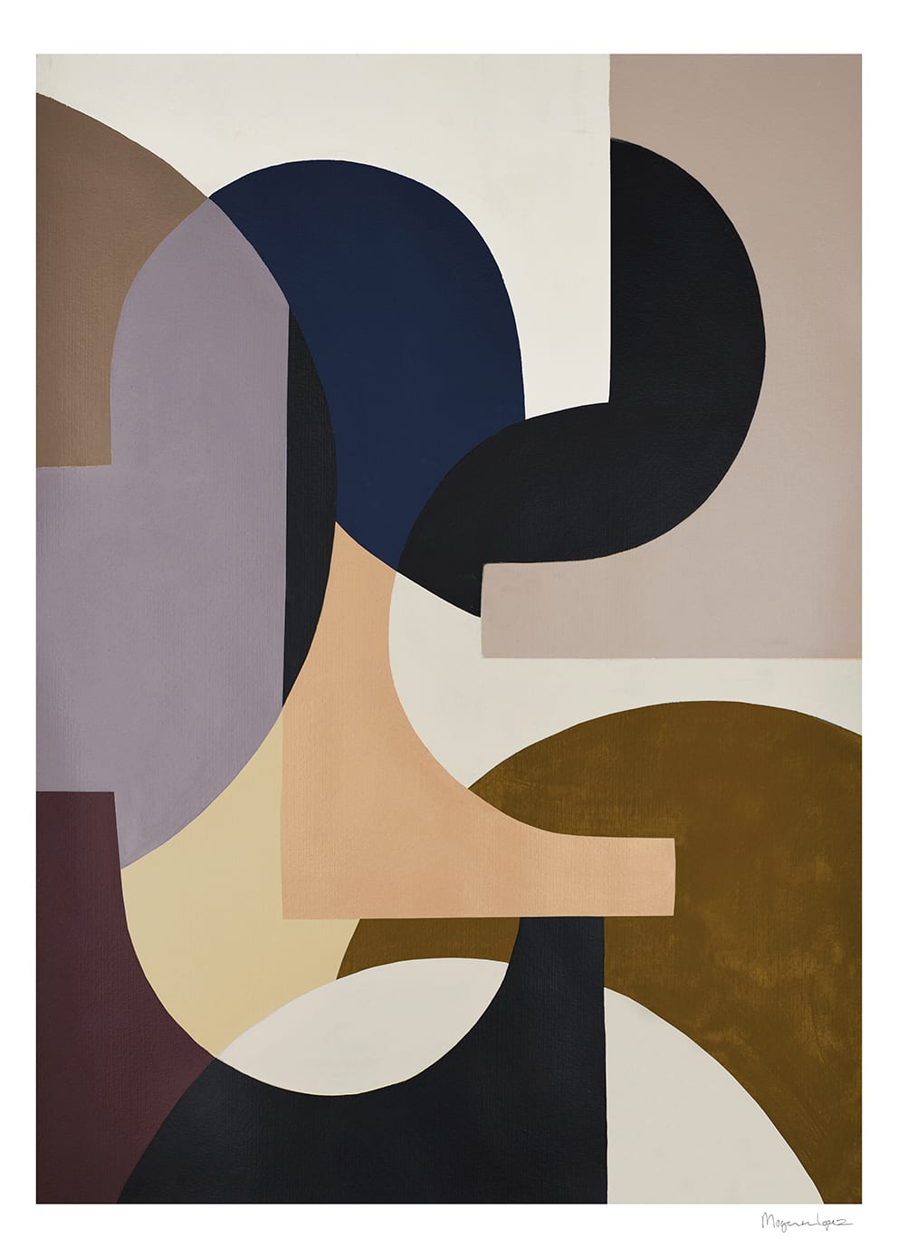 THE POSTER CLUB Poster Rosa Πόστερ Τοίχου Μαύρο/Καφέ, (50x70 cm) THE POSTER CLUB