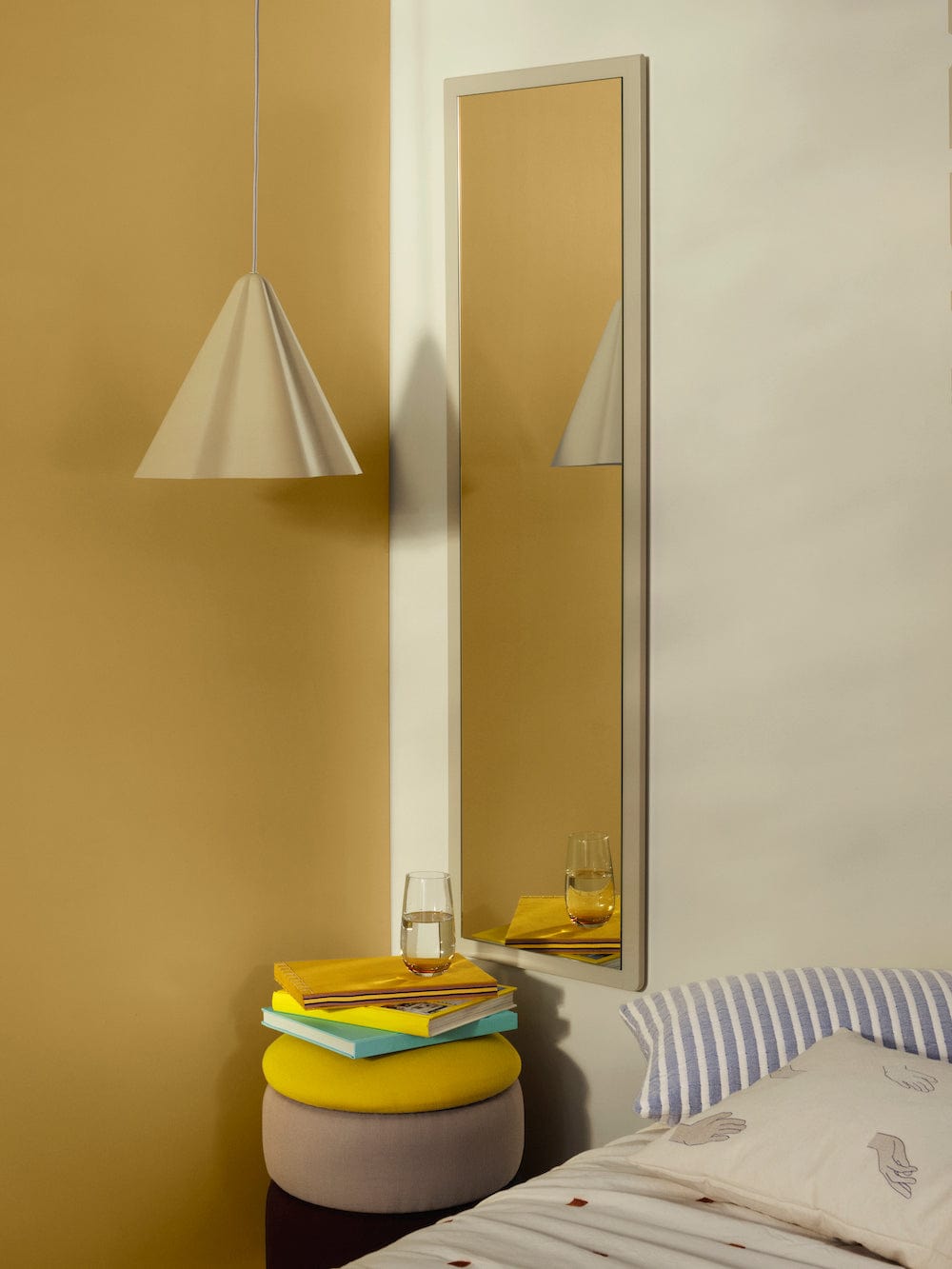 Broste Copenhagen Φωτιστικό οροφής Φωτιστικό PENDANT Σιδερένιο Μπεζ Ø44XH43CM cm Broste Copenhagen