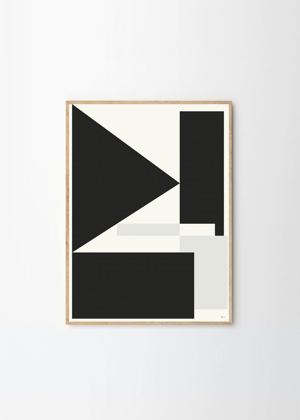 THE POSTER CLUB Poster Πόστερ, Composition 02, Bycdesign Studio, (50x70) cm, Μαύρο/Άσπρο, Sustainable Paper, THE POSTER CLUB
