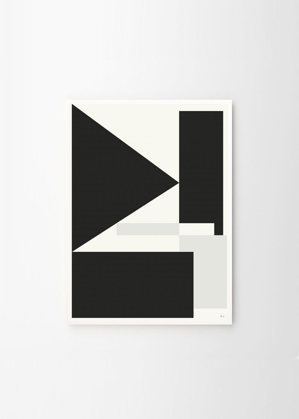 THE POSTER CLUB Poster Πόστερ, Composition 02, Bycdesign Studio, (50x70) cm, Μαύρο/Άσπρο, Sustainable Paper, THE POSTER CLUB