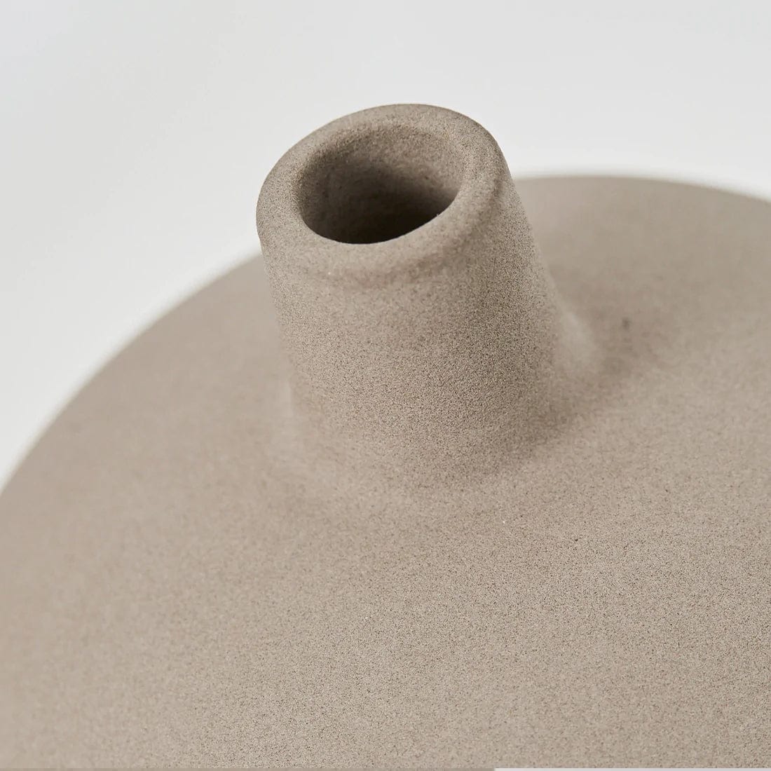 KRISTINA DAM studio Βάζο Βάζο, Dome, Small, Ø14XH20CM, Γκρεζ, Τερακότα, KRISTINA DAM studio