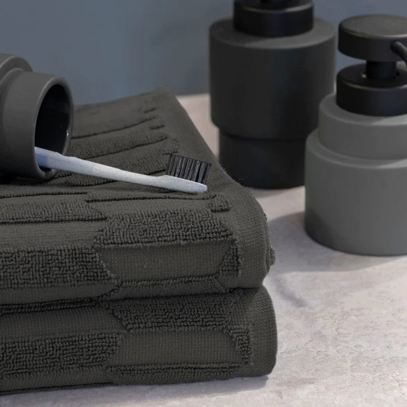 METTE DITMER Πετσέτα Πετσέτα Βαμβακερή GEO Ανθρακί 50x95 cm METTE DITMER