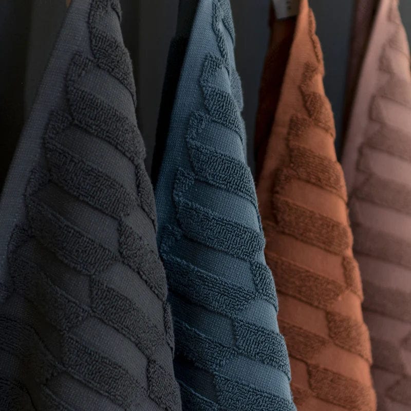 METTE DITMER Πετσέτα Πετσέτα Βαμβακερή GEO Ανθρακί 50x95 cm METTE DITMER