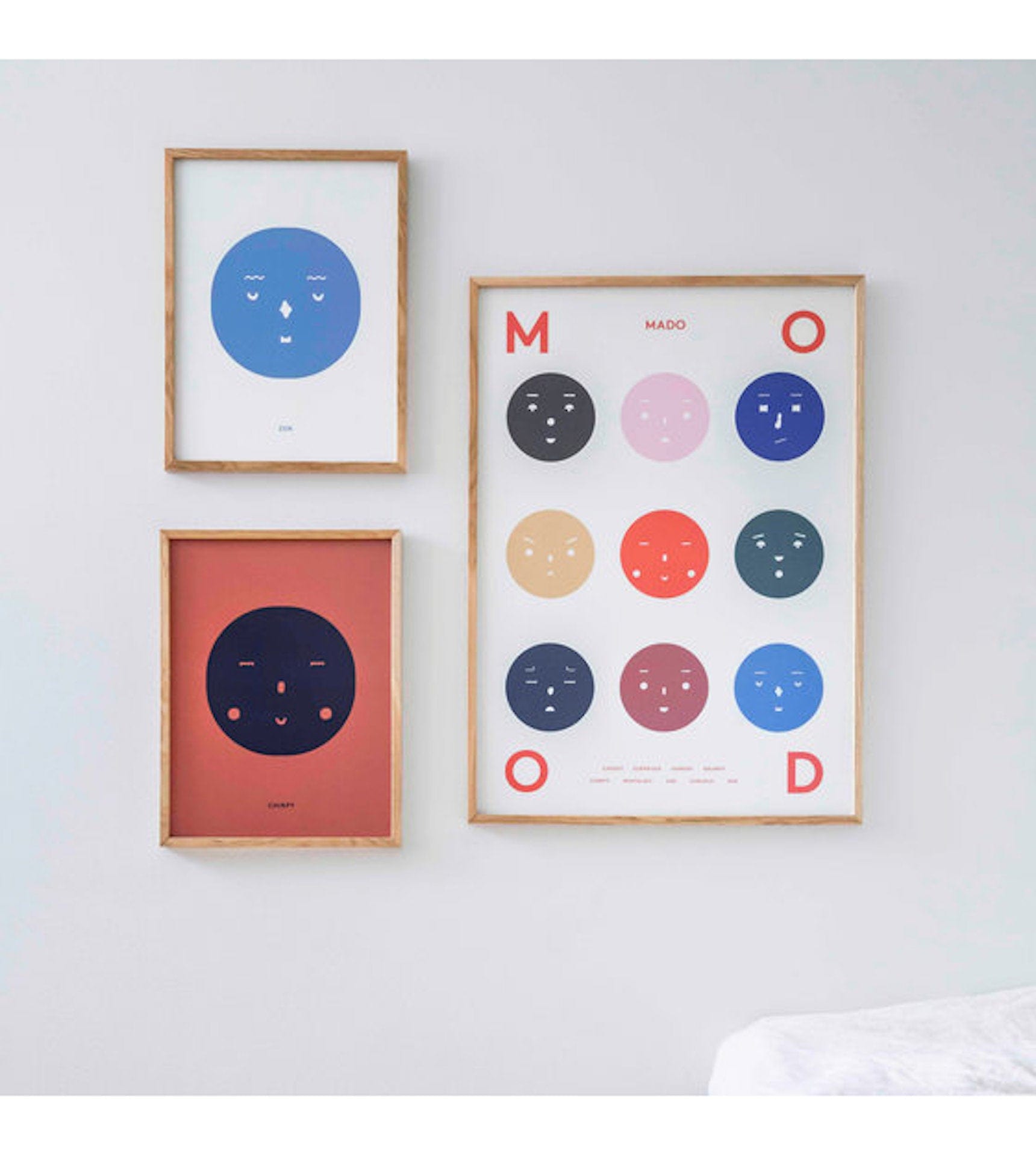 PAPER COLLECTIVE Poster Chirpy Feeling Πόστερ Τοίχου Μαύρο/Πορτοκαλί, 30x40, Paper Collective