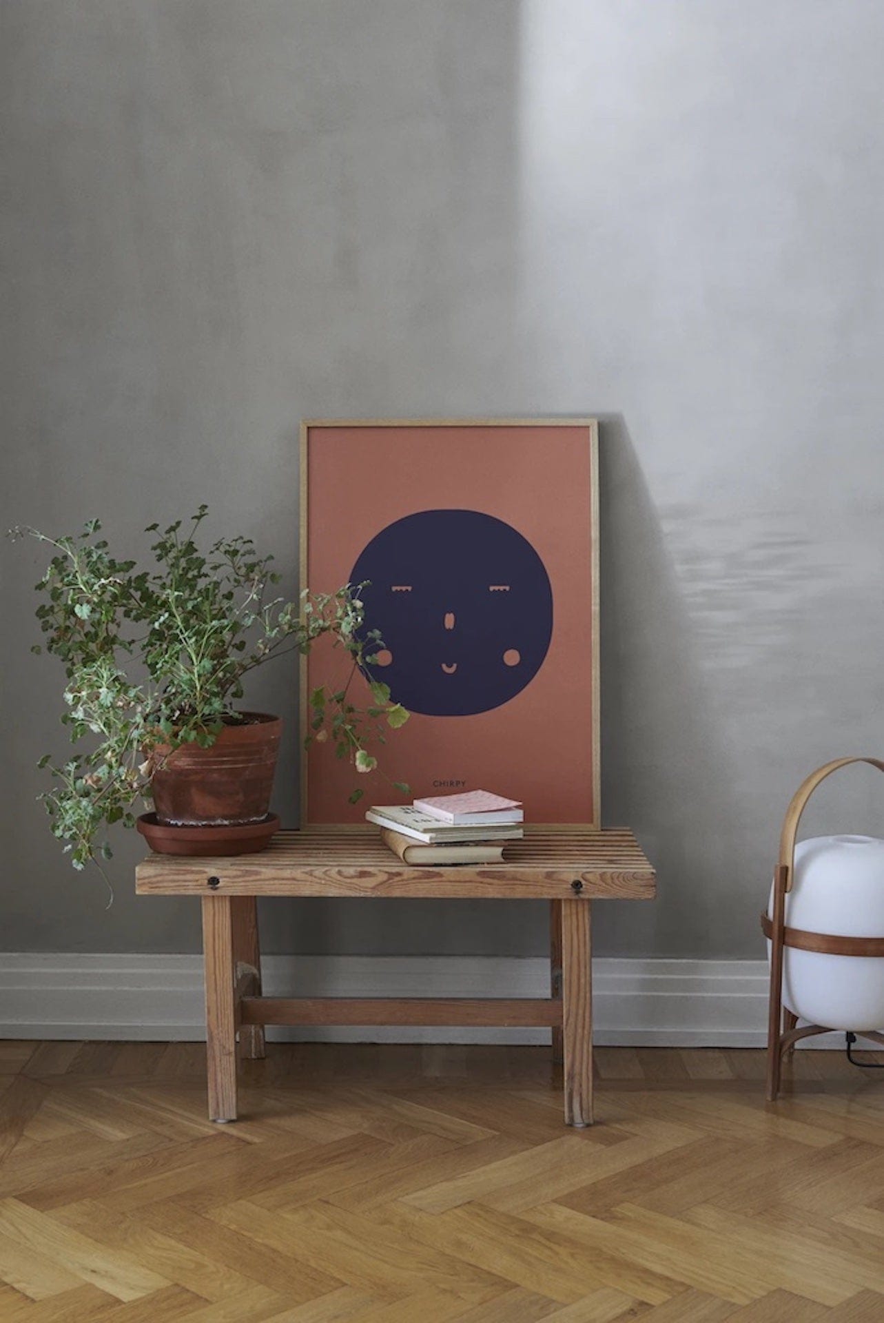 PAPER COLLECTIVE Poster Chirpy Feeling Πόστερ Τοίχου Μαύρο/Πορτοκαλί, 30x40, Paper Collective