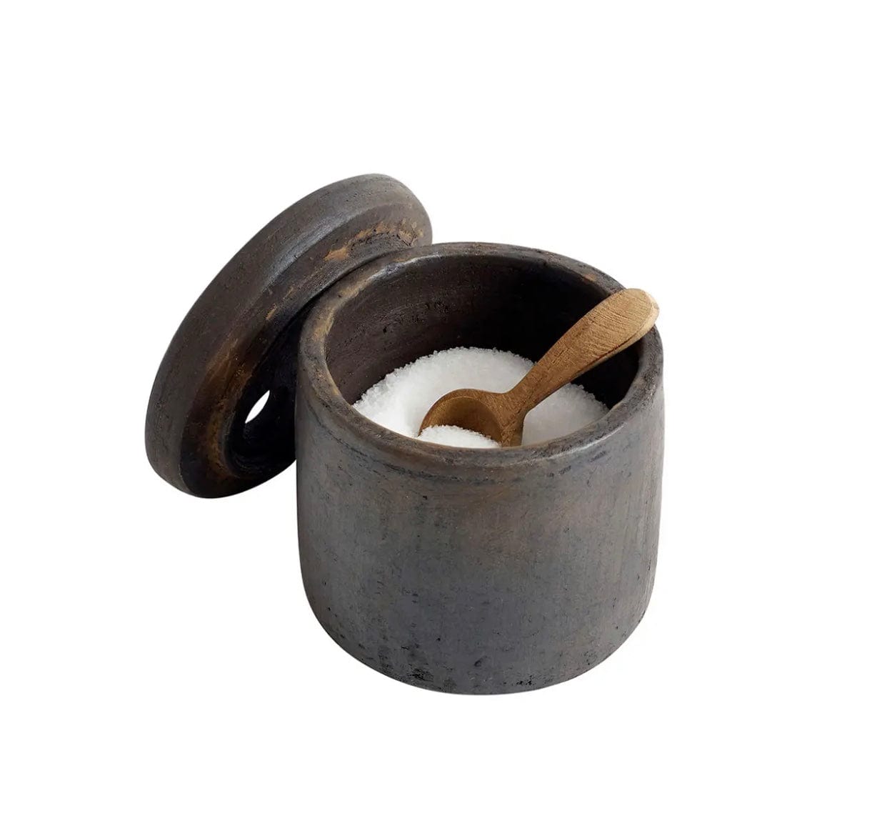 MUUBS Είδη Κουζίνας Set Hazel Σετ Αλάτι Πιπέρι S/2 Κεραμικό Καφέ Ρουστίκ Η7 Ø75 cm MUUBS