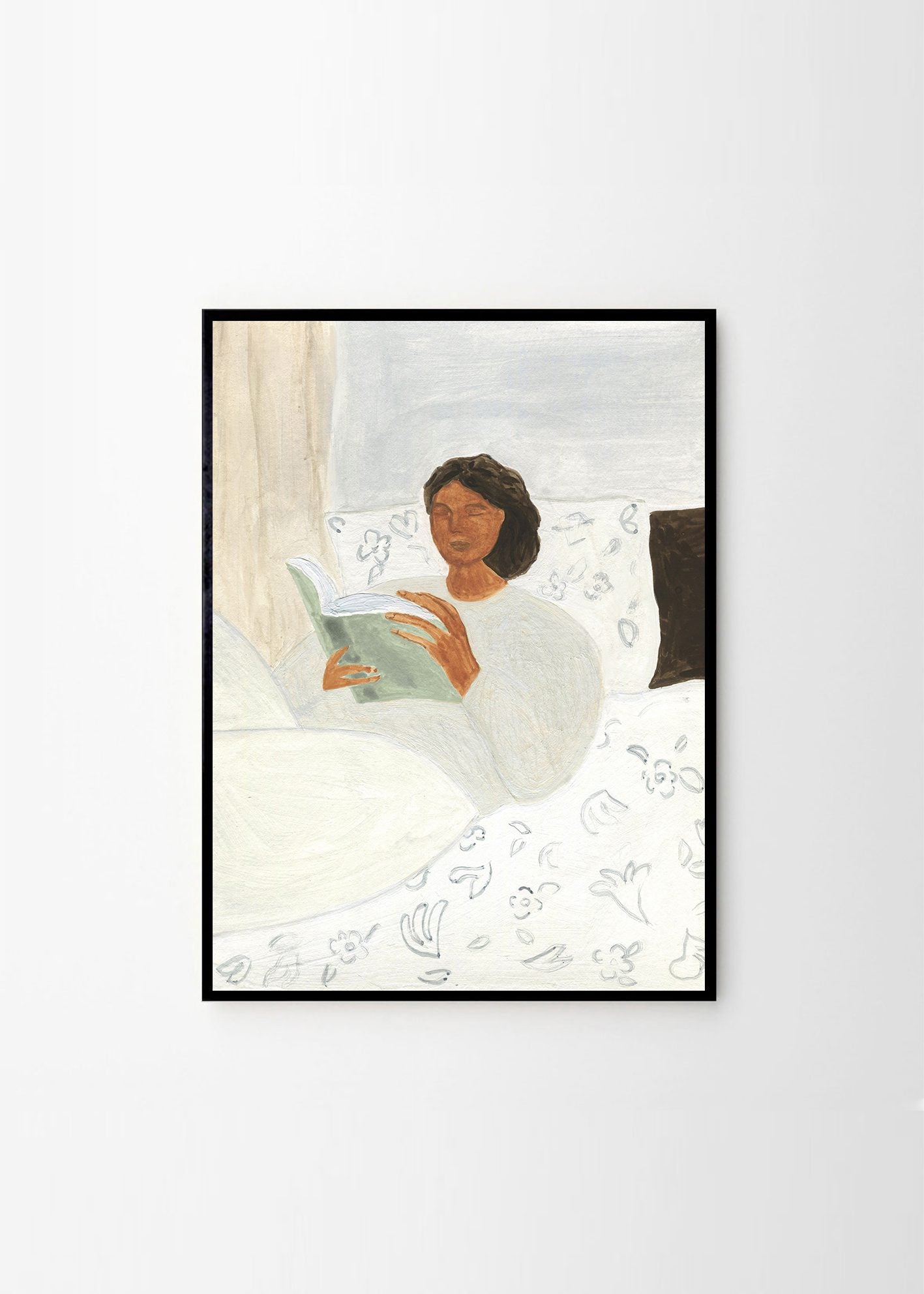 THE POSTER CLUB Poster Πόστερ,Isabelle Vandeplassche, Morning Read (50x70) cm, Υπόλευκο Sustainable Paper, THE POSTER CLUB