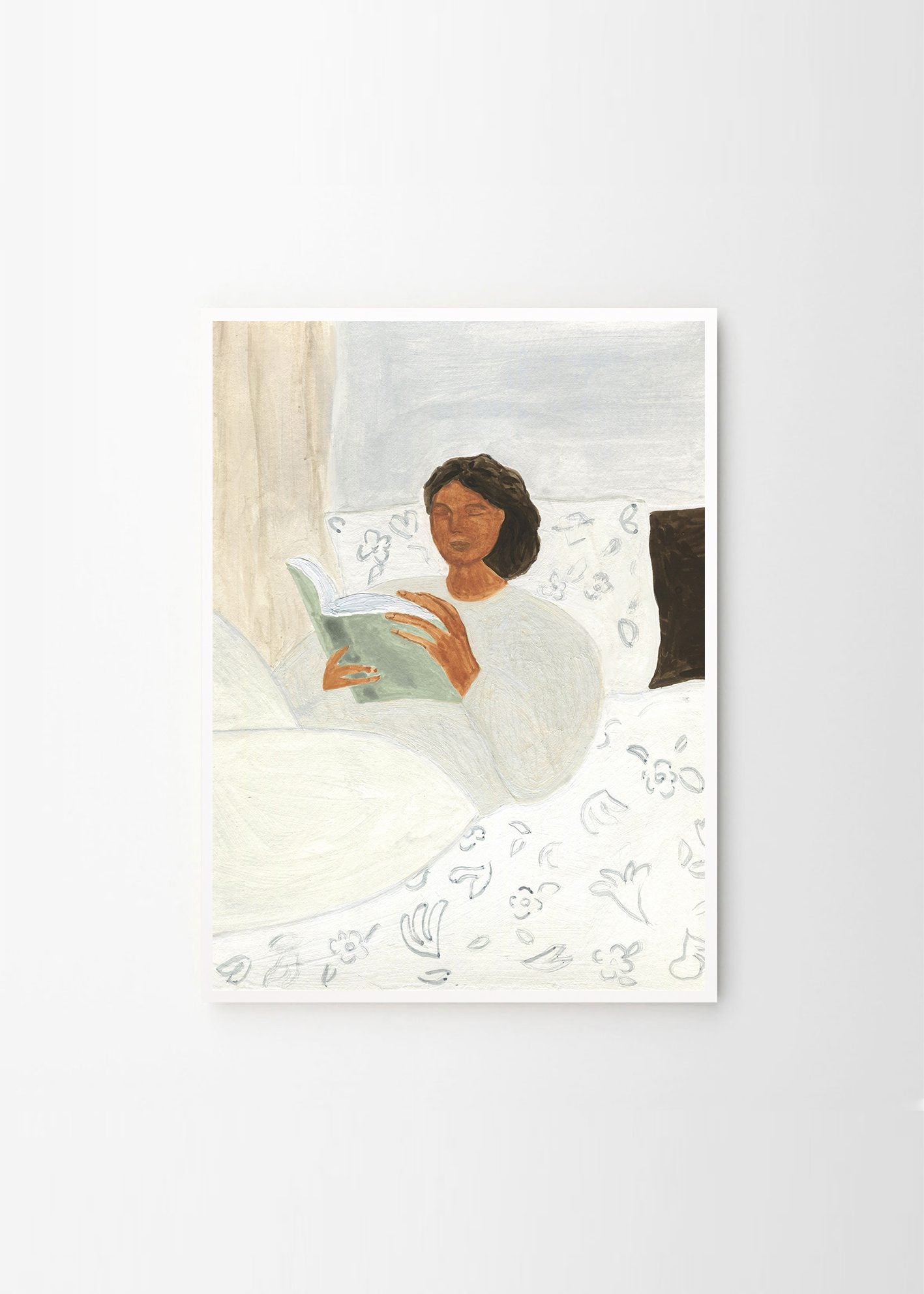THE POSTER CLUB Poster Πόστερ,Isabelle Vandeplassche, Morning Read (50x70) cm, Υπόλευκο Sustainable Paper, THE POSTER CLUB