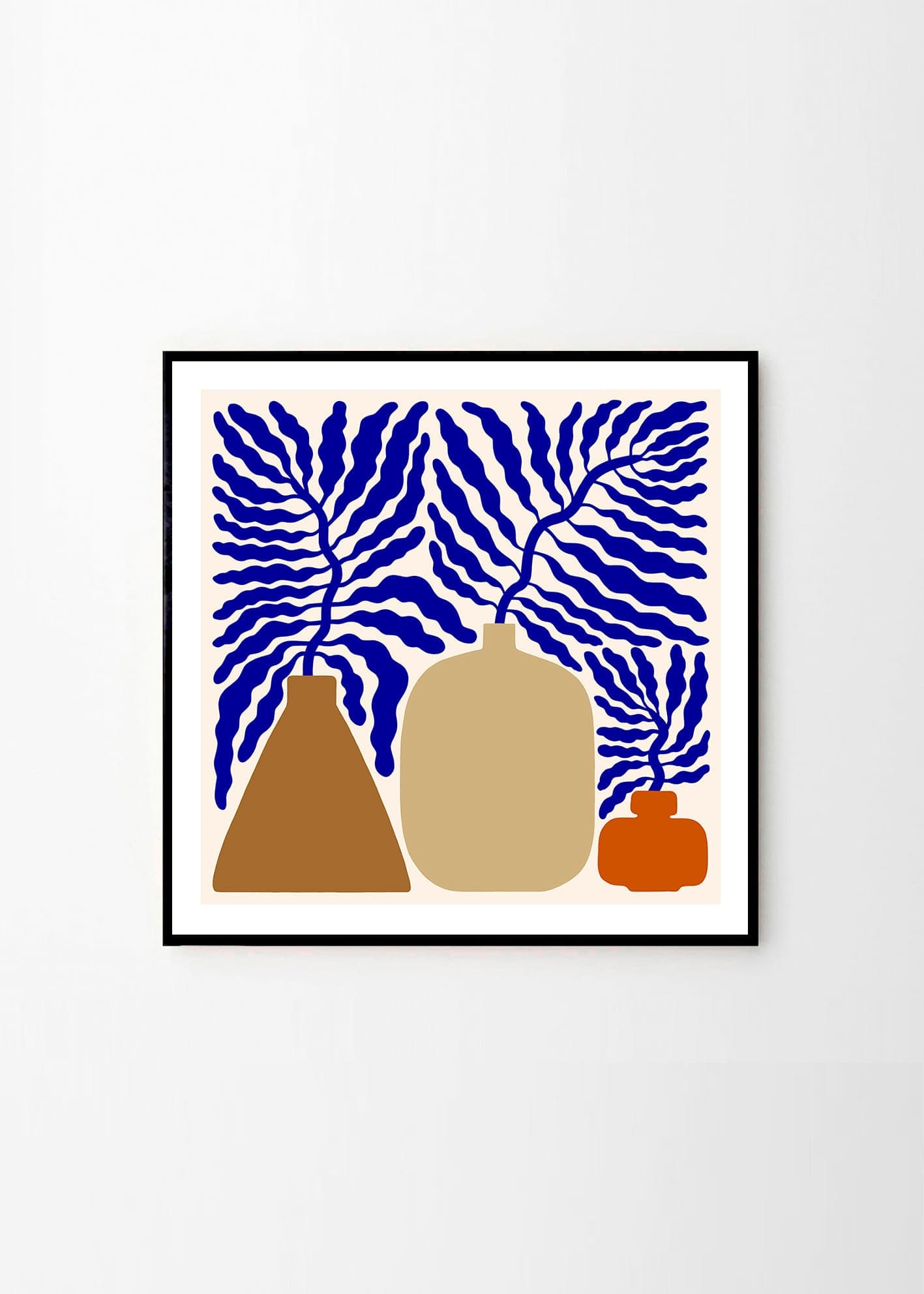 THE POSTER CLUB Poster Πόστερ, Put Me In A Vase, Linnéa Andersson, (100x100)cm, Μπλε/Καφέ , Sustainable Paper, THE POSTER CLUB