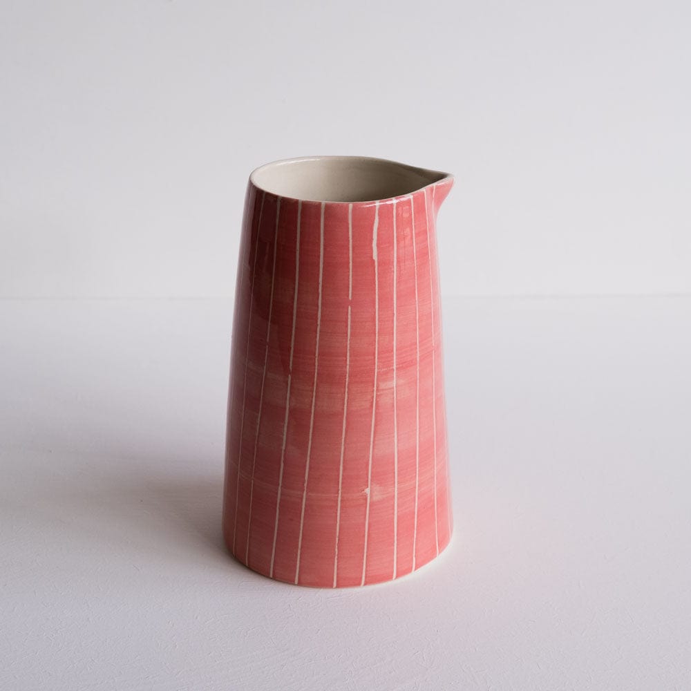 Musango Κανάτα Κανάτα Ριγέ Large Ροζ h19 cm Musango