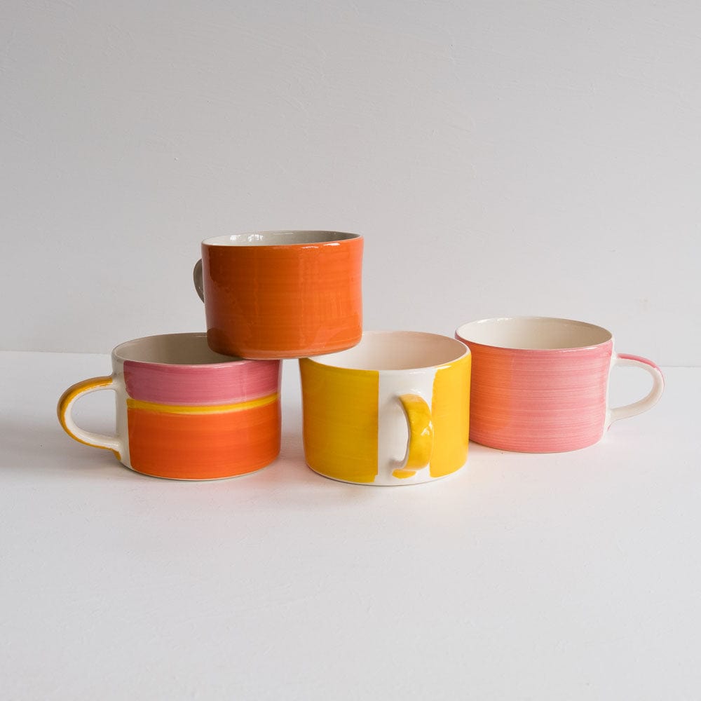 Musango Κούπα Κούπα Tri-Colour Πολύχρωμο Θερμοί Τόνοι h6.5Ø10 cm Musango