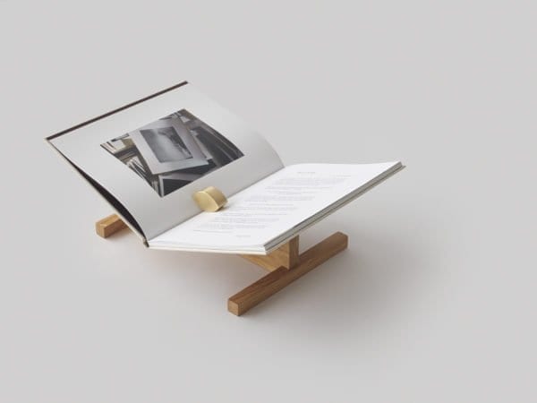 Hintsdeco Books Βάση Βιβλίου, Page, Δρυς, Ξύλο, Φυσικό,12,5×37,5×23,0 cm, Hintsdeco